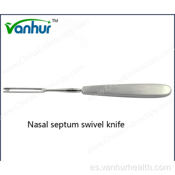Instrumentos de sinuscopia ENT Cuchillo giratorio para tabique nasal